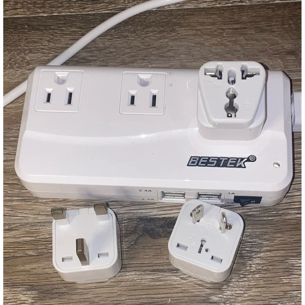 BESTEK Universal Travel Adapter, Worldwide Plug Adapter 110-220V to 110V Voltage